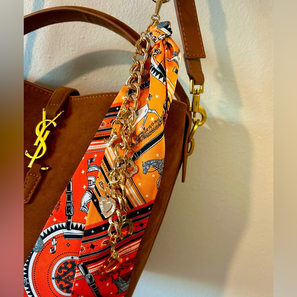 Lonestar Belle Western Ombré Scarf Bag Charm